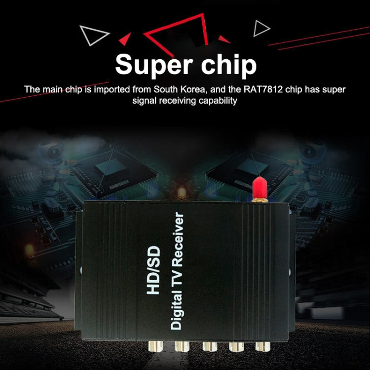 Receptor de TV digital móvil para automóvil ISDB-T de alta velocidad, apto para el mercado de Brasil, Perú, Chile, etc. en Sudamérica Receptor de TV digital móvil para automóvil ISDB-T de alta velocidad, apto para el mercado de Brasil, Perú, Chile, etc. en Sudamérica