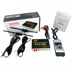 High Speed 90km/h H.264 / AVC MPEG4 Mobile Digital Car DVB-T2 TV Receiver, Suit for Europe / Singapore / Thailand / Africa ect. Market