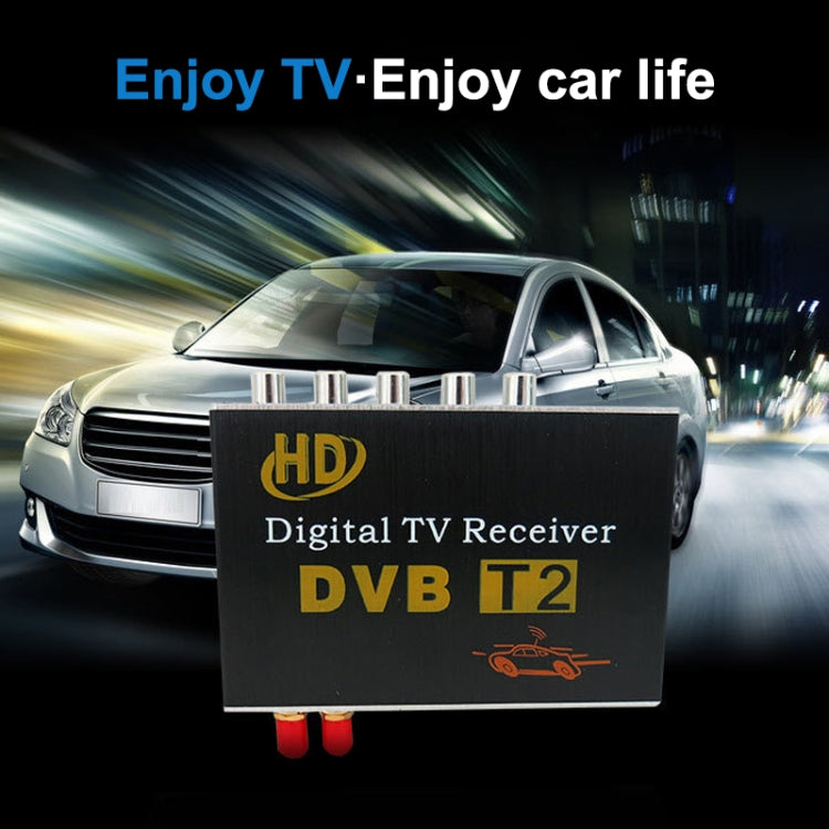 High Speed 90km/h H.264 / AVC MPEG4 Mobile Digital Car DVB-T2 TV Receiver, Suit for Europe / Singapore / Thailand / Africa ect. Market High Speed 90km/h H.264 / AVC MPEG4 Mobile Digital Car DVB-T2 TV Receiver, Suit for Europe / Singapore / Thailand / Africa ect. Market
