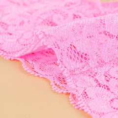 3PCS Lace Floral Women Panties Low Waist Breathable Briefs Female Thong Underwear M-2XL Solid Sexy G-String Transparent Panty