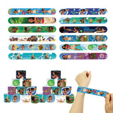 12/24/36pcs Moana 2 Snap Bracelets Party Favor Gifts Goodie Bag Fillers Simia Slap Bracelets Wristbands for Kids Birthday Party