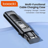 Toocki PD60W USB C To Type C Cable For iPhone 15 Pro Max 5 in 1 Cable Charging Case Set USB Adapter Cable For Samsung S23 Xiaomi
