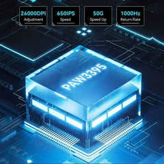 Attack Shark X3Pro X3 Wireless Mouse Lightweight PAW3395 26000dpi Tri-Mode Connection Macro Gaming Mouse for Win/Xbox/PS/Mac