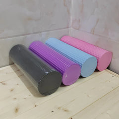Yoga Roller Round EVA Foam Cylinder Hexagonal Roller for Pilates Exercise Enhanced Home Workouts Diameter 9.5cm Length 29.7cm