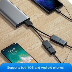 1 in 2 Out USB HUB Car Usb Splitter Cable Multifunction Adapter Cord Charging Cable for Iphone Android Smart Phone for Xiaomi