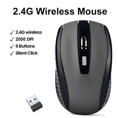 Wireless Mouse 2.4G Portable Silent Ergonomic Mice For Laptop iPad Tablet Notebook Mobile Phone Office Gaming Mouse USB Adapter