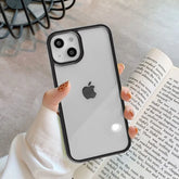 Candy Shockproof Silicone Bumper Phone Case For iPhone 16 15 14 11 12 13 Pro Max XS XR 8 7Plus Transparent Protection Back Cover