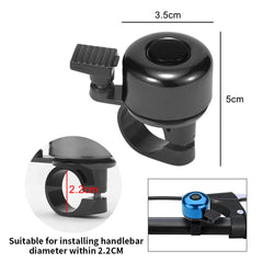 MTB Bicycle Bell Aluminum Alloy Bike Safety Warning Alarm Horn Easy to Install Bicycle Handlebar Bell Ring Cycling Accessories
