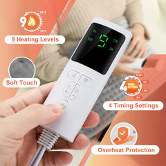 Electric Heating Waist Belt Warm Thermal Pad Office Home Temperature Control Waist Belt Warming Back Hand Warmer