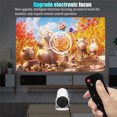 DITONG HY300 Plus HD Projector portatil 4K 1280x720P Android LED Video Home Theater Cinema Phone mini Proyector Movie HY300 pro