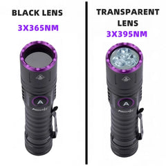 15W High power UV 395/365nm USB Rechargeable Flashlight Cat Dog Urine Tinea Ore Money Scorpion Fluorescence Marker Purple Light