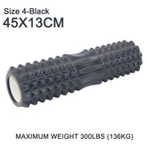 45cm High Density Foam Roller Yoga Column Deep Massage Fitness Equipment Sport EVA Block Muscle relaxation Pilates Gym Exercises