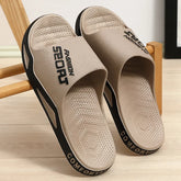 Big Size Men's Slippers Summer Sport Style Slides Anti-slip Thick Sole Breathable Fashion Slip-on Beach Leisure Sandals