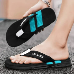 High Quality Fashion Men Flip Flops Summer Beach Flip Flops Men Casual Breathable Antiskid Beach Slippers Men Summer Outdoor