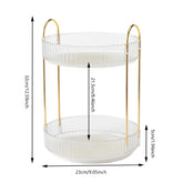 360 Rotation Spice Rack Pantry Cabinet Turntable Cosmetic Seasoning Organizer Kitchen Storage Capacity Shelf Bathroom Accessorie