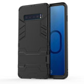 Shockproof PC + TPU Case for Galaxy S10, with Holder, For Samsung Galaxy S10