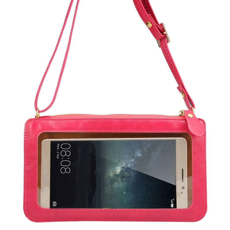Universal Crazy Horse Texture Touch Screen Wallet Style PU Leather Shoulder Bag for Galaxy Note 8 & Mega 6.3, Huawei Mate 8 / Mate 7, etc. 6.3 inch Below Universal Crazy Horse Texture Touch Screen Wallet Style PU Leather Shoulder Bag for Galaxy Note 8 & Mega 6.3, Huawei Mate 8 / Mate 7, etc. 6.3 inch Below