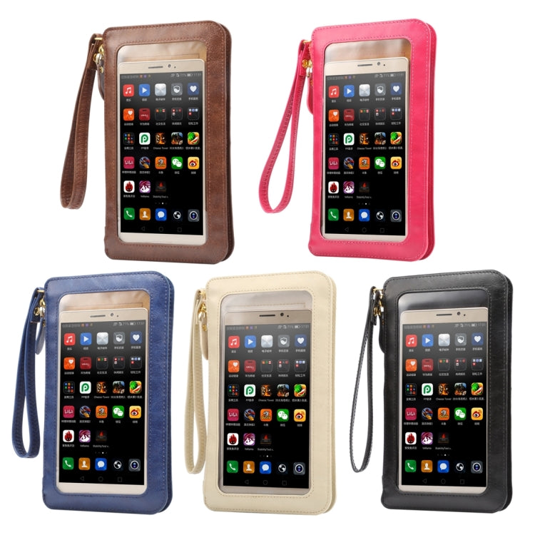 Universal Crazy Horse Texture Touch Screen Wallet Style PU Leather Shoulder Bag for Galaxy Note 8 & Mega 6.3, Huawei Mate 8 / Mate 7, etc. 6.3 inch Below Universal Crazy Horse Texture Touch Screen Wallet Style PU Leather Shoulder Bag for Galaxy Note 8 & Mega 6.3, Huawei Mate 8 / Mate 7, etc. 6.3 inch Below