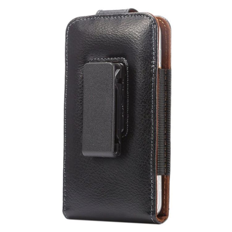 5.2 inch Litchi Texture Vertical Flip Upright Genuine Leather Case / Waist Bag with Rotatable Back Splint for iPhone X  & Galaxy S7 & S6 Edge & S6 & S5, Sony Xperia Z5 & Z4 & Z3, Huawei P9 & P8, etc 5.2 inch Litchi Texture Vertical Flip Upright Genuine Leather Case / Waist Bag with Rotatable Back Splint for iPhone X  & Galaxy S7 & S6 Edge & S6 & S5, Sony Xperia Z5 & Z4 & Z3, Huawei P9 & P8, etc
