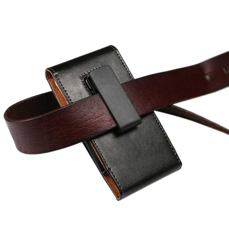 5.2 inch Litchi Texture Vertical Flip Upright Genuine Leather Case / Waist Bag with Rotatable Back Splint for iPhone X  & Galaxy S7 & S6 Edge & S6 & S5, Sony Xperia Z5 & Z4 & Z3, Huawei P9 & P8, etc 5.2 inch Litchi Texture Vertical Flip Upright Genuine Leather Case / Waist Bag with Rotatable Back Splint for iPhone X  & Galaxy S7 & S6 Edge & S6 & S5, Sony Xperia Z5 & Z4 & Z3, Huawei P9 & P8, etc