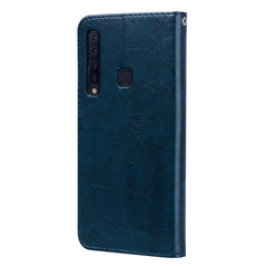 Business Style Oil Wax Texture Horizontal Flip Leather Case for Samsung Galaxy A9 (2018) / A9s, with Holder & Card Slots & Wallet c