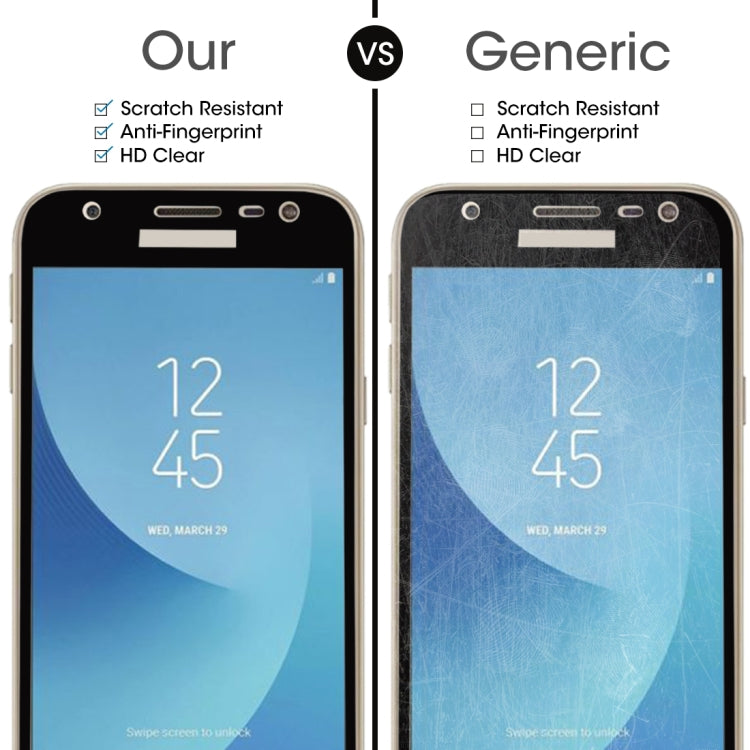 For Galaxy J3 (2017) (EU Version) 0.26mm 9H Surface Hardness 2.5D Curved Silk-screen Full Screen Tempered Glass Screen Protector, For Galaxy J3 (2017) (EU Version) For Galaxy J3 (2017) (EU Version) 0.26mm 9H Surface Hardness 2.5D Curved Silk-screen Full Screen Tempered Glass Screen Protector, For Galaxy J3 (2017) (EU Version)