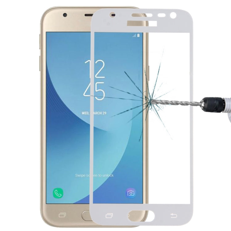 For Galaxy J3 (2017) (EU Version) 0.26mm 9H Surface Hardness 2.5D Curved Silk-screen Full Screen Tempered Glass Screen Protector, For Galaxy J3 (2017) (EU Version) For Galaxy J3 (2017) (EU Version) 0.26mm 9H Surface Hardness 2.5D Curved Silk-screen Full Screen Tempered Glass Screen Protector, For Galaxy J3 (2017) (EU Version)