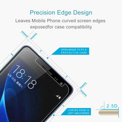 50 piezas para Galaxy J3 (2017) (versión UE) 0,26 mm 9H dureza de superficie 2,5D película de pantalla de vidrio templado a prueba de explosiones que no cubre toda la pantalla, para Galaxy J3 (2017) (versión UE) (50 piezas)