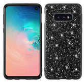 Funda protectora de TPU a prueba de golpes con purpurina en polvo para Galaxy S10+, para Galaxy S10+