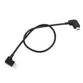Cable de datos de conversión de micro USB a 8 pines de 30 cm para DJI MAVIC PRO, SPARK, Mavic 2 Pro y control remoto Mavic 2 Zoom, iPhone, iPad, micro USB a 8 pines