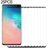 25 PCS 9H 2.5D Premium Curved Screen Kristall gehärtetes Glas Film für Galaxy S10 Plus, für Galaxy S10 Plus, Lessen Version