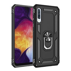 Funda protectora de TPU + PC a prueba de golpes Armor para Galaxy A50, con soporte giratorio de 360 grados, para Galaxy A50