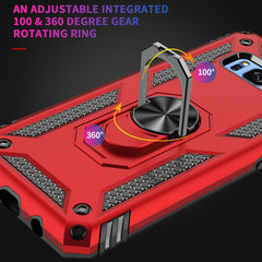 Funda protectora de TPU + PC a prueba de golpes Armor para Galaxy S8, con soporte giratorio de 360 grados, para Galaxy S8