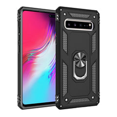 Funda protectora de TPU + PC a prueba de golpes Armor para Galaxy S10 5G, con soporte giratorio de 360 grados, para Galaxy S10 5G
