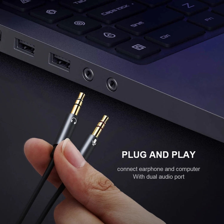 YH192 2 in 1 3.5mm Female to Microphone + Audio Male Braided Audio Cable, Length: 22cm, YH192 YH192 2 in 1 3.5mm Female to Microphone + Audio Male Braided Audio Cable, Length: 22cm, YH192