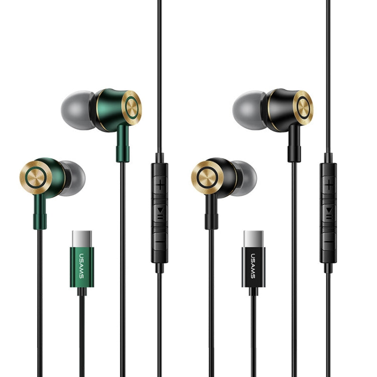 USAMS US-SJ482 EP-43 Wired In Ear USB-C / Type-C Interface Metal Digital HiFi Noise Reduction Earphones with Mic & Digital Chip, Length: 1.2m USAMS US-SJ482 EP-43 Wired In Ear USB-C / Type-C Interface Metal Digital HiFi Noise Reduction Earphones with Mic & Digital Chip, Length: 1.2m
