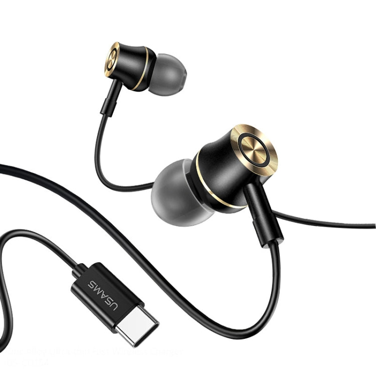 USAMS US-SJ482 EP-43 Wired In Ear USB-C / Type-C Interface Metal Digital HiFi Noise Reduction Earphones with Mic & Digital Chip, Length: 1.2m USAMS US-SJ482 EP-43 Wired In Ear USB-C / Type-C Interface Metal Digital HiFi Noise Reduction Earphones with Mic & Digital Chip, Length: 1.2m
