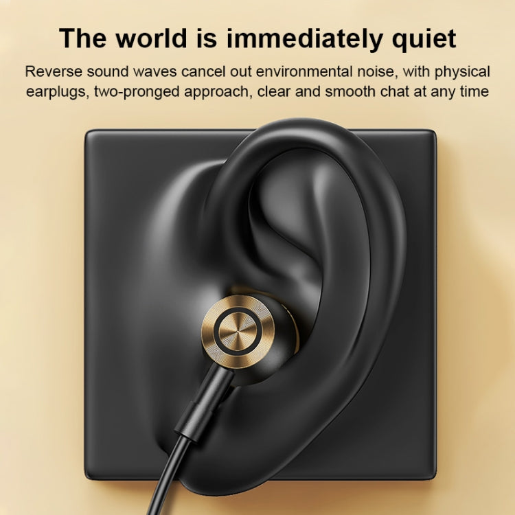 USAMS US-SJ482 EP-43 Wired In Ear USB-C / Type-C Interface Metal Digital HiFi Noise Reduction Earphones with Mic & Digital Chip, Length: 1.2m USAMS US-SJ482 EP-43 Wired In Ear USB-C / Type-C Interface Metal Digital HiFi Noise Reduction Earphones with Mic & Digital Chip, Length: 1.2m