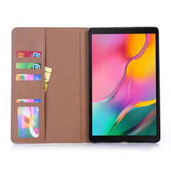 Horizontale Klapphülle aus Leder im Retro-Buchstil für Galaxy Tab A 10.1 (2019) T510 / T515, mit Halterung & Kartenfächern & Geldbörse, für Galaxy Tab A 10.1 (2019) T510 / T515, für Galaxy Tab A 10.1 (2019)