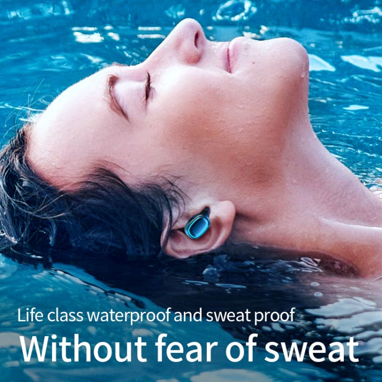 Auriculares inalámbricos Bluetooth 5.0 TWS con pantalla táctil digital y estuche de carga, C1, con chimenea circular Auriculares inalámbricos Bluetooth 5.0 TWS con pantalla táctil digital y estuche de carga, C1, con chimenea circular