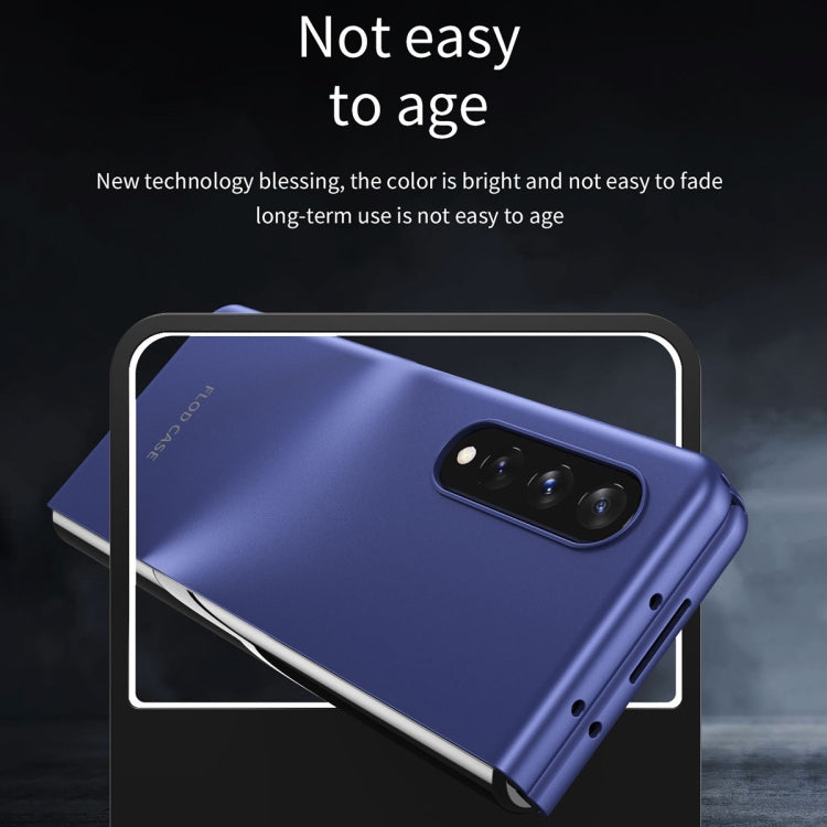 For Samsung Galaxy Z Fold3 5G Skin Feel Frosted Electroplating Foldable PC Protective Case For Samsung Galaxy Z Fold3 5G Skin Feel Frosted Electroplating Foldable PC Protective Case