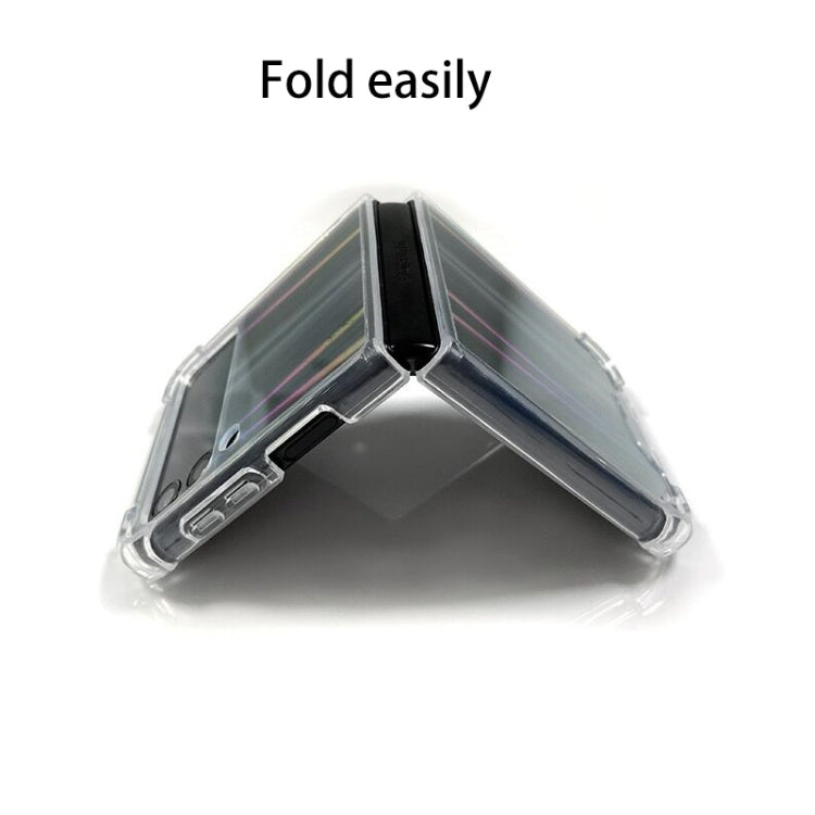 For Samsung Galaxy Z Flip3 5G Aurora PC + TPU Clear Four-corner Shockproof Protective Case For Samsung Galaxy Z Flip3 5G Aurora PC + TPU Clear Four-corner Shockproof Protective Case