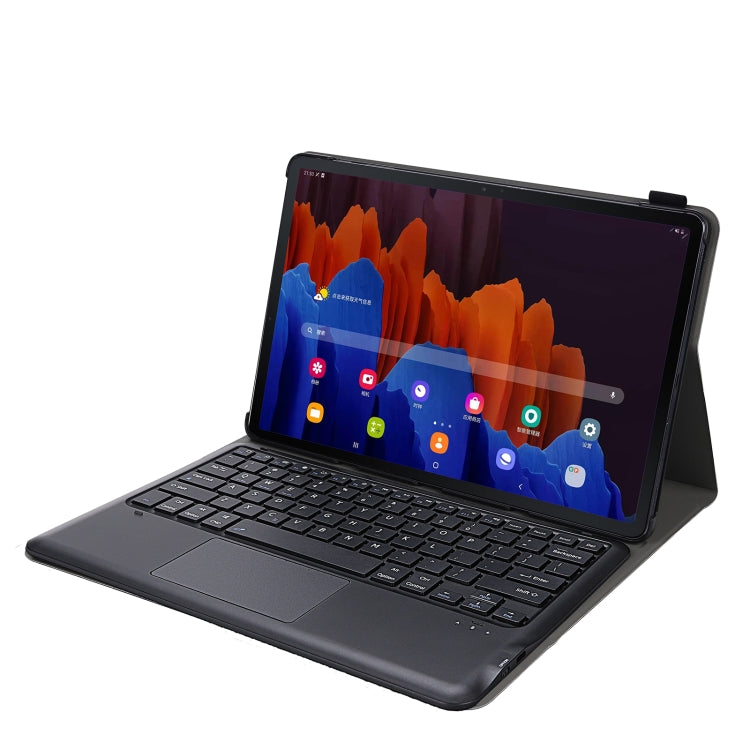 A970-A Splittable Bluetooth Keyboard Leather Tablet Case for Samsung Galaxy Tab S8+ / S7 FE T730 / S7+ T970 / T975, with Touchpad & Holder A970-A Splittable Bluetooth Keyboard Leather Tablet Case for Samsung Galaxy Tab S8+ / S7 FE T730 / S7+ T970 / T975, with Touchpad & Holder