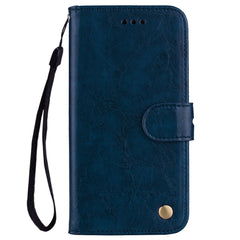Business Style Oil Wax Texture Horizontal Flip Leather Case for Galaxy A6 (2018), with Holder & Card Slots & Wallet