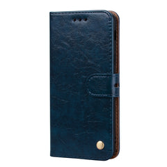 Business Style Oil Wax Texture Horizontal Flip Leather Case for Galaxy A6 (2018), with Holder & Card Slots & Wallet