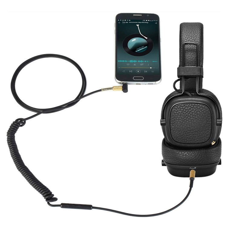 Standard Version 3.5mm Male to Male Earphone Cable for Marshall Earphones, Cable Length: 1.25m-1.8m Standard Version 3.5mm Male to Male Earphone Cable for Marshall Earphones, Cable Length: 1.25m-1.8m