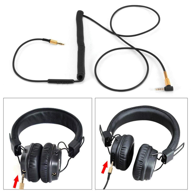 Standard Version 3.5mm Male to Male Earphone Cable for Marshall Earphones, Cable Length: 1.25m-1.8m Standard Version 3.5mm Male to Male Earphone Cable for Marshall Earphones, Cable Length: 1.25m-1.8m