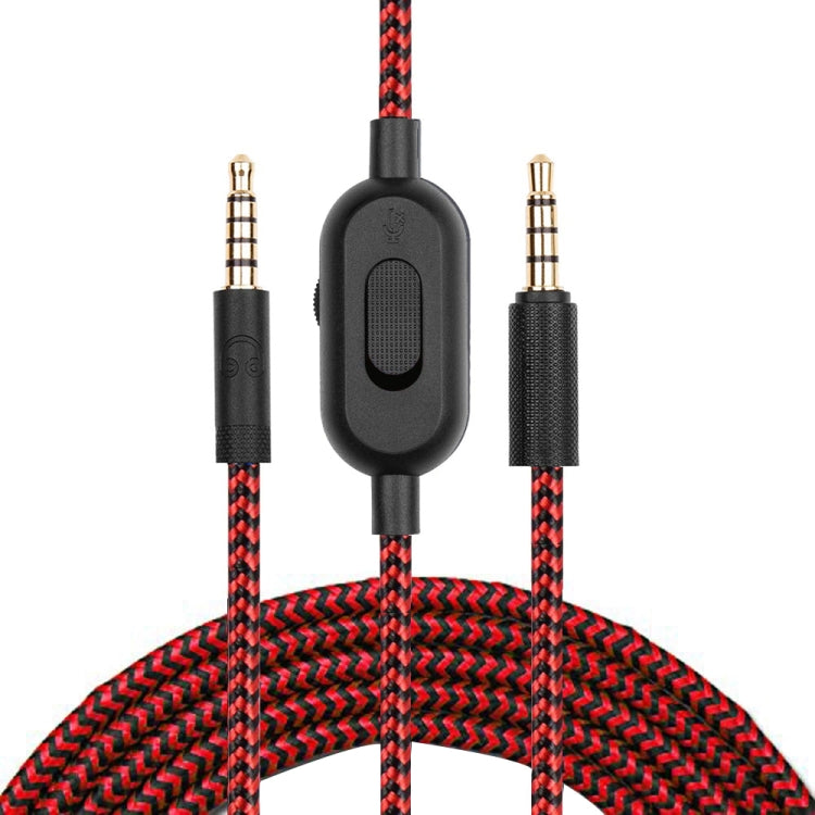 ZS0159 For Logitech G433 / G233 / G Pro / G Pro X 3.5mm Male to Male Gaming Headset Audio Cable with Wire-controlled, Cable Length: 2m ZS0159 For Logitech G433 / G233 / G Pro / G Pro X 3.5mm Male to Male Gaming Headset Audio Cable with Wire-controlled, Cable Length: 2m
