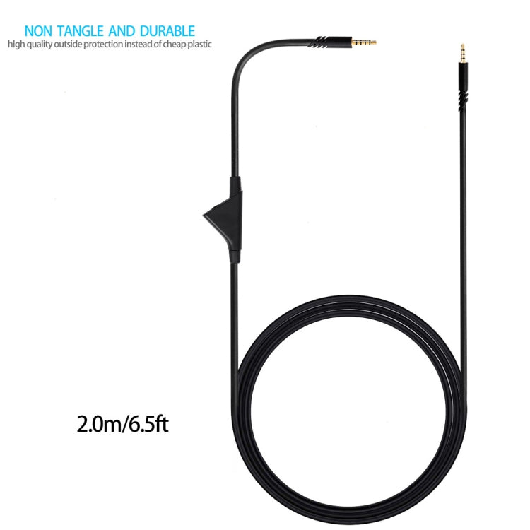 ZS0175 For Logitech Astro A10 / A40 / A30 3.5mm Male to Male Volume Adjustable Earphone Audio Cable, Cable Length: 2m ZS0175 For Logitech Astro A10 / A40 / A30 3.5mm Male to Male Volume Adjustable Earphone Audio Cable, Cable Length: 2m