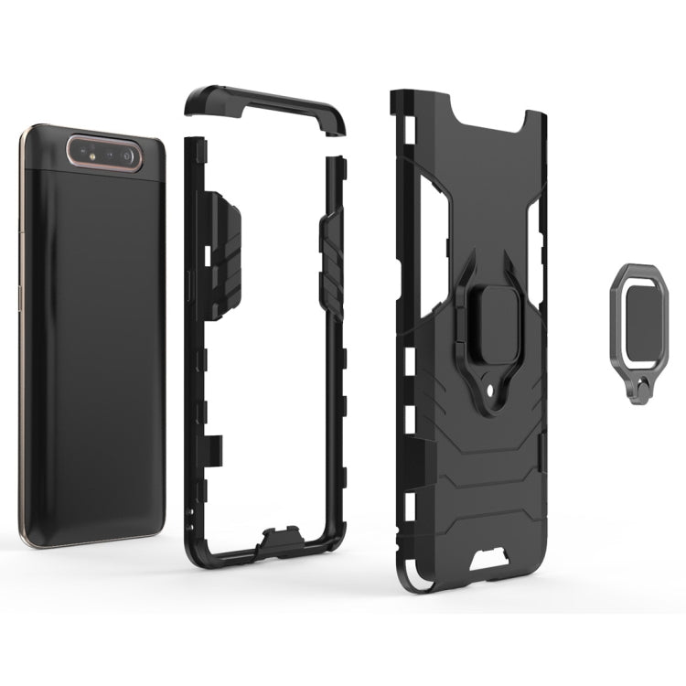 PC + TPU Shockproof Protective Case for Galaxy A80 / A90, with Magnetic Ring Holder PC + TPU Shockproof Protective Case for Galaxy A80 / A90, with Magnetic Ring Holder